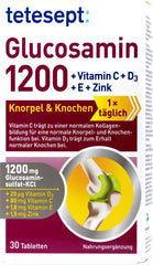 Tetesept Glucosamin 1200 +Vit.C+D3+E+Zink, 30 er