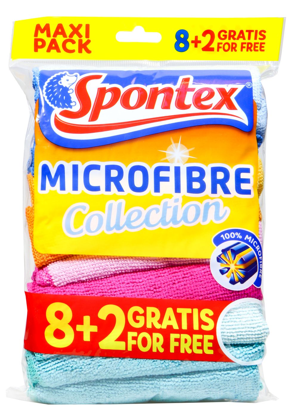 Spontex Microfibre Allzweck Tücher, 8+2 er