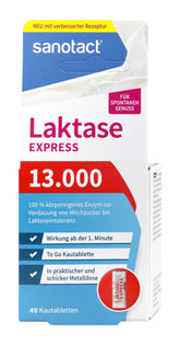 Sanotact Express Laktase 13.000 Kautabletten, 40 er
