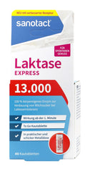 Sanotact Express Laktase 13.000 Kautabletten, 40 er