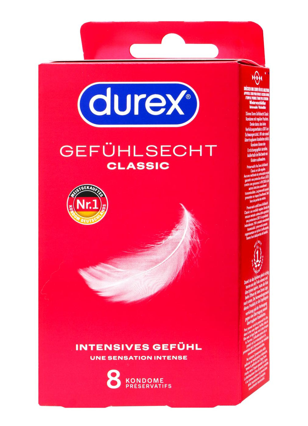Durex Gefühlsecht Classic, 8 er