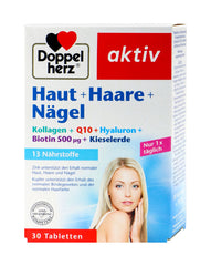 Doppelherz Haut + Haare + Nägel, 30 er