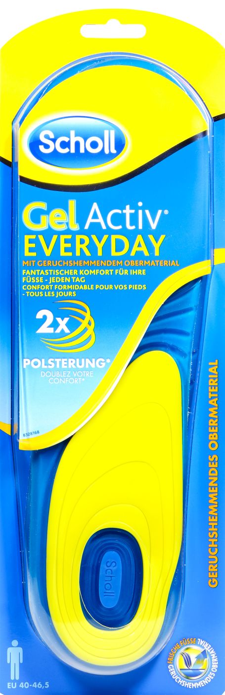 Scholl GelActiv Einlegesohle Everyday Men, 1 Paar