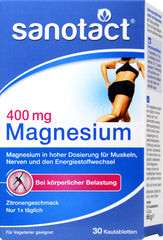 Sanotact Magnesium 400 mg Kautabletten, 30 er