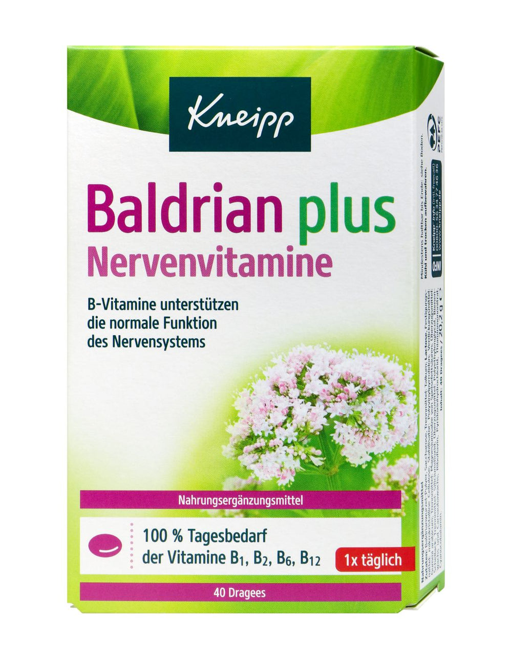 Kneipp Baldrian Plus Nervenvitamine Dragees, 40 St