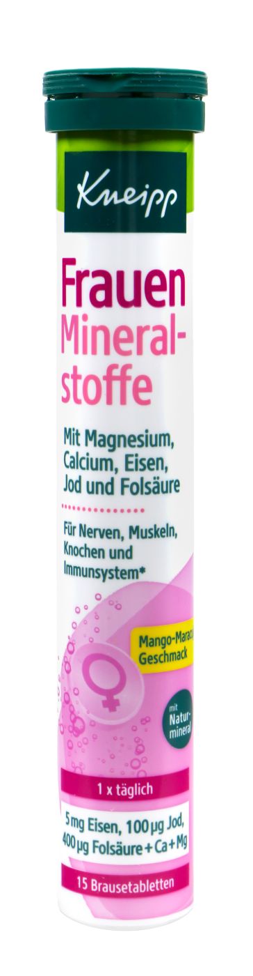 Kneipp Frauen Mineralstoffe Brausetabletten, 15 St