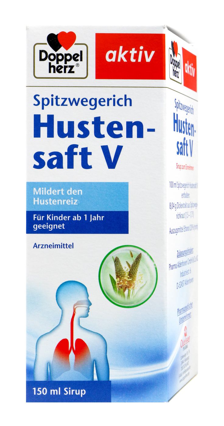 Doppelherz Spitzwegerich Hustensaft, 150 ml