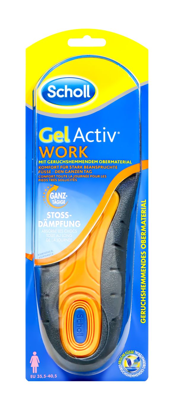 Scholl Gelactiv Einlegesohle Work S, 1 Paar