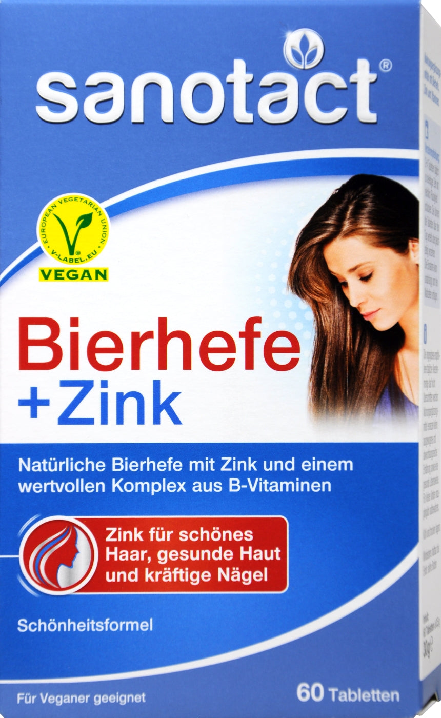 Sanotact Bierhefe & Zink Tabletten, 60 er