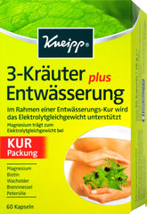 Kneipp 3 Kräuter Entwässerungskapseln, 60 er