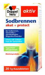 Doppelherz Sodbrennen Akut und Protect Kautabletten, 20 er
