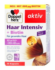 Doppelherz Haar Intensiv und Biotin Kapseln, 30 er
