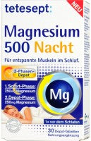 Tetesept Magnesium 500 Nacht, 30 er