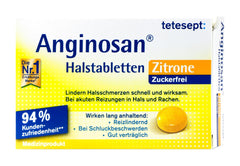 Tetesept Anginosan Halstabletten Zitrone Zuckerfrei, 20 er