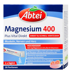 Abtei Magnesium 400 Plus Direkt, 20 er