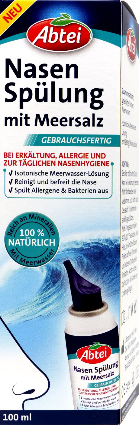 Abtei Nasenspülung mit Meersalz, 100 ml