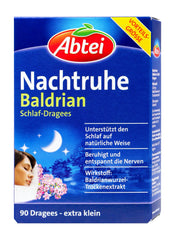 Abtei Nachtruhe Baldrian Schlaf-Dragees, 90 er