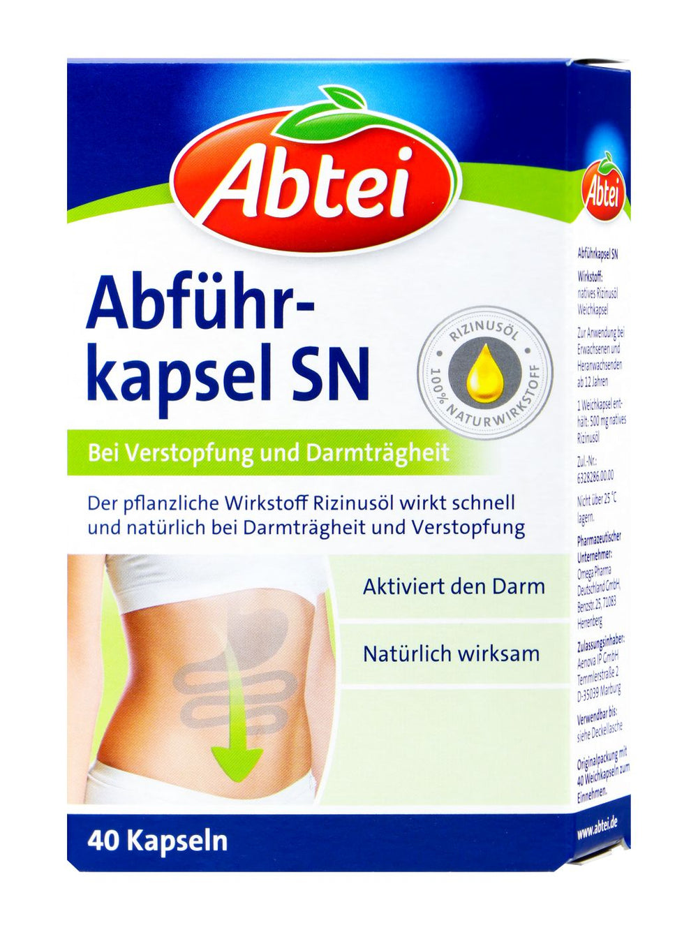 Abtei Abführkapseln, 40 er
