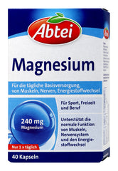 Abtei Magnesium 240 mg Kapseln, 40 er