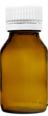 Medizinflasche Braun mit Verschluss, 50 ml