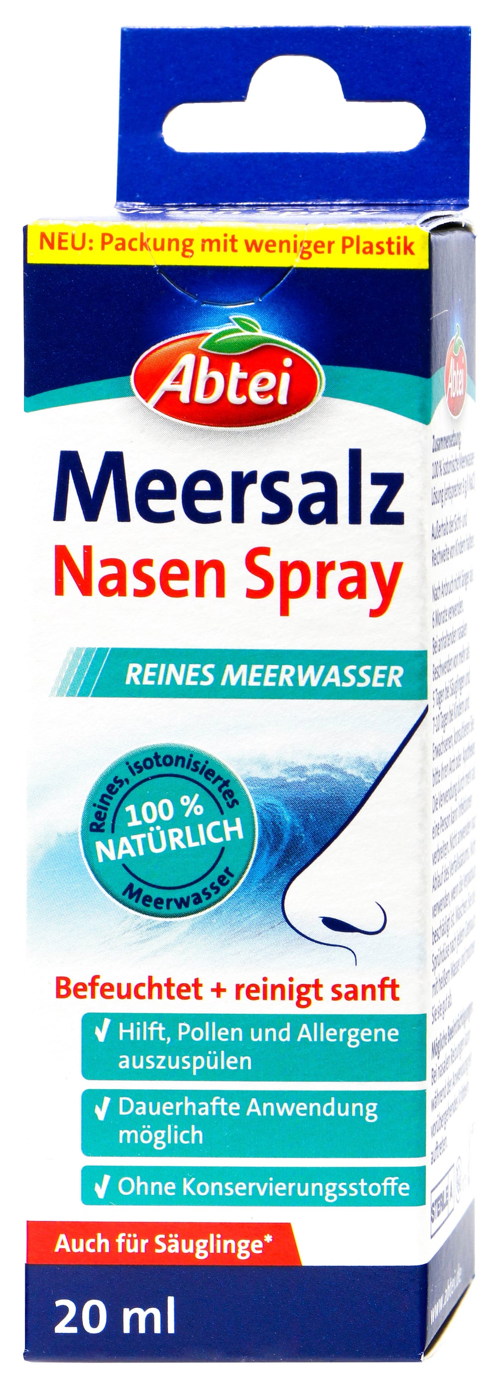 Abtei Meersalz Nasenspray, 20 ml