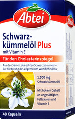 Abtei Schwarzkümmelöl Plus, 48 er