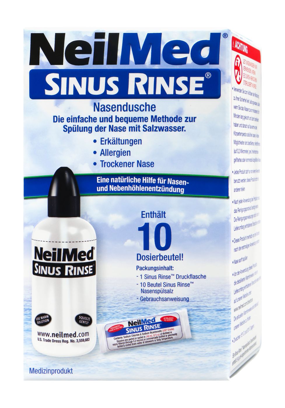 NeilMed Sinus Rinse Nasendusche + 10 Beutel Stück