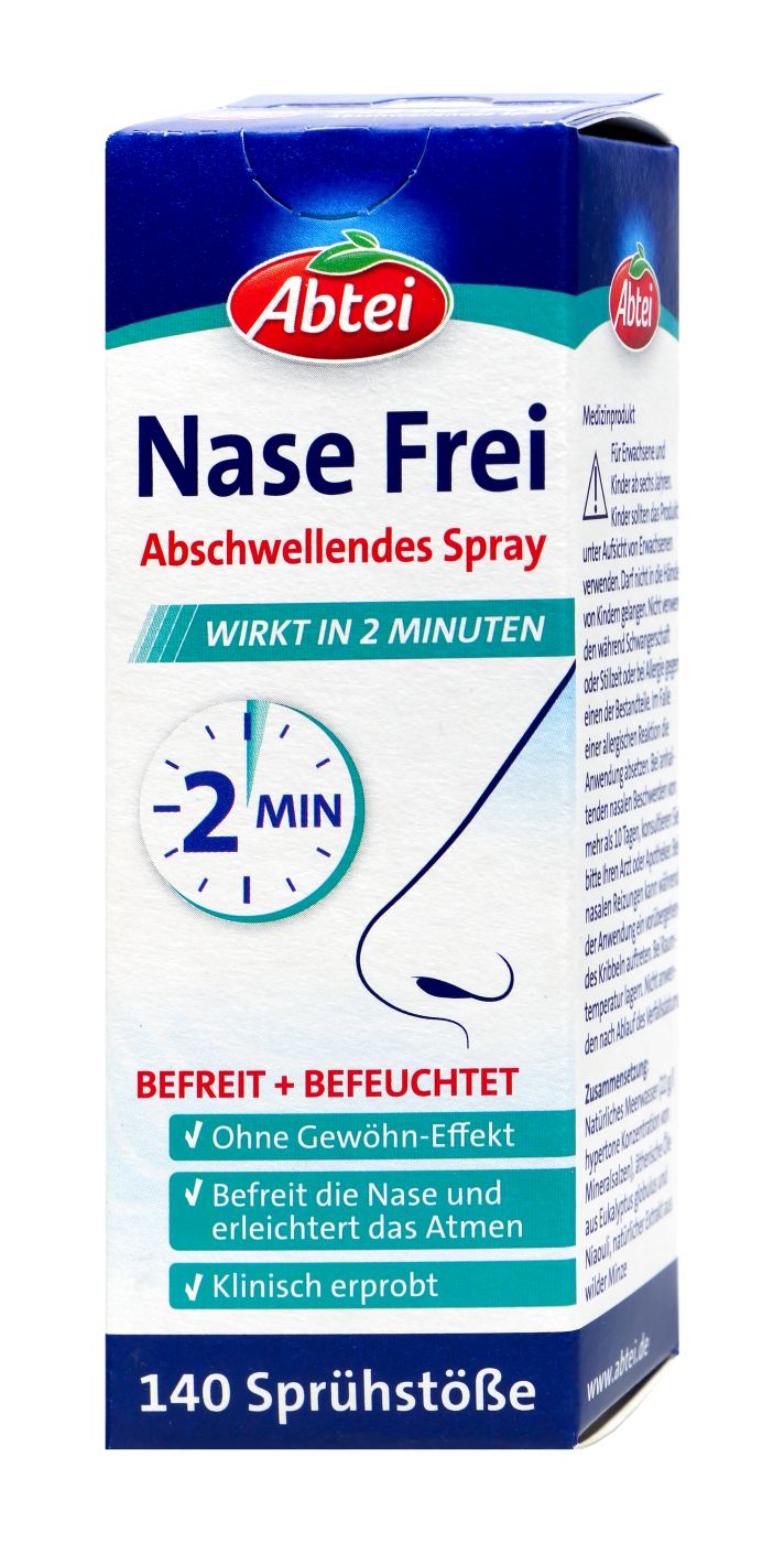 Abtei Nase Frei 2 Minuten Spray, 20 ml