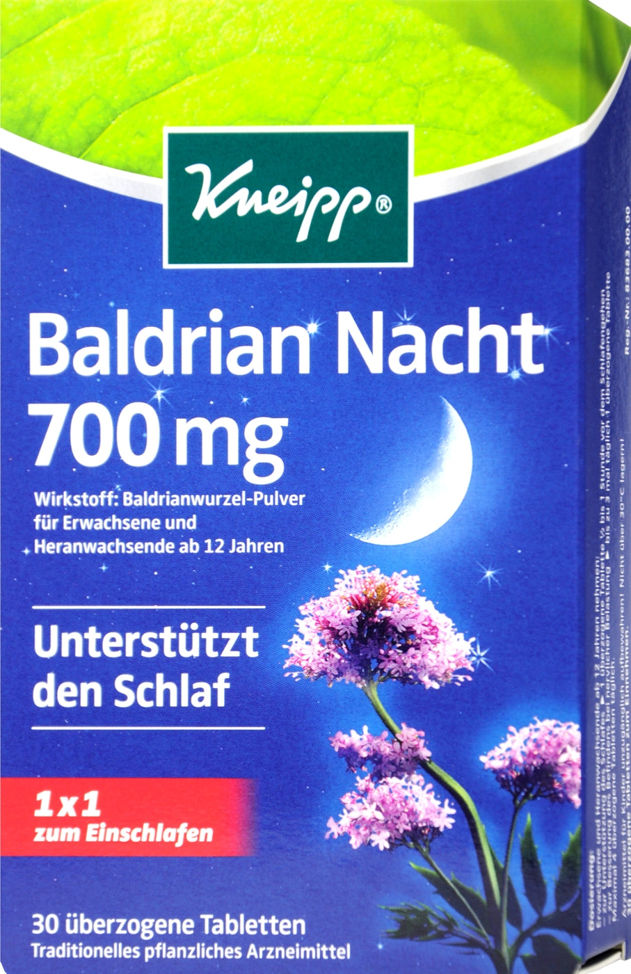 Kneipp Baldrian Nacht 700 mg, 30 er