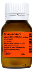 Citronensäure Anhydrat Fischar, 40 g