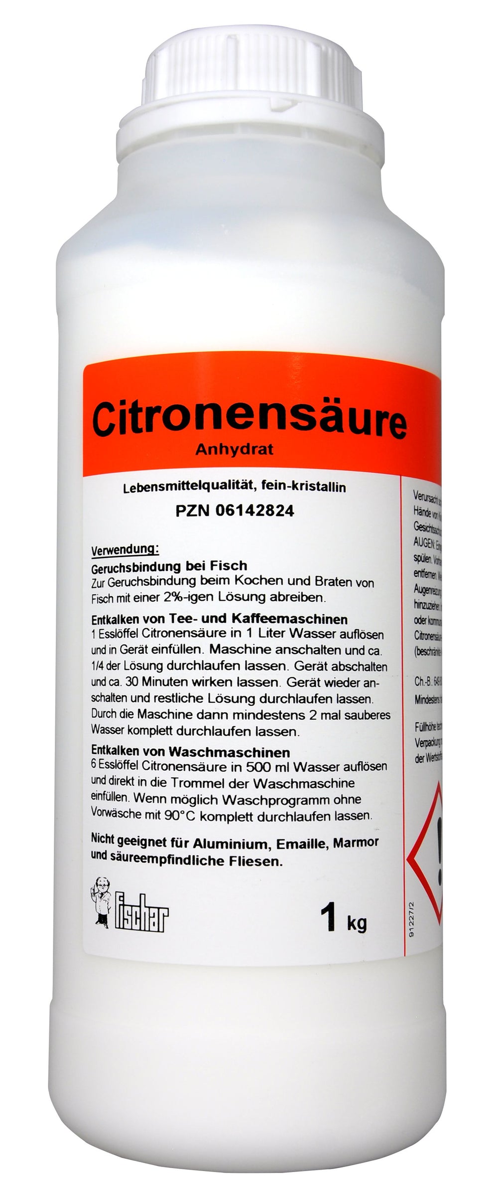 Citronensäure Anhydrat Fischar, 1 kg