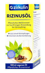 Zirkulin Rizinusöl Pflanzliches Abführmittel, 100 ml