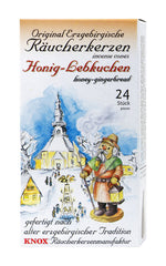 Knox Original Erzgebirgische Räucherkerzen Honig-Lebkuchen, 24 er