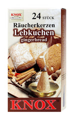 Knox Räucherkerzen Lebkuchen, 24 er