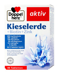 Doppelherz Kieselerde + Biotin + Zink, 40 er