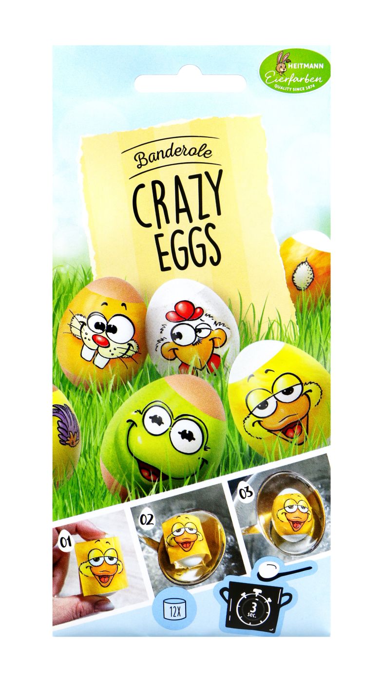 Eierbanderole Crazy Eggs
