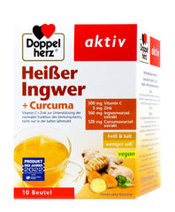 Doppelherz Heißer Ingwer und Curcuma, 10 er