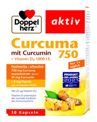 Doppelherz Curcuma 750 Kapseln, 30 er