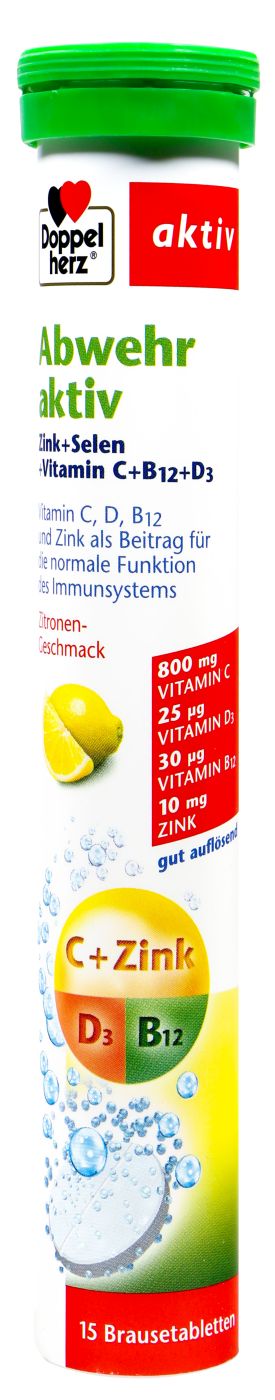 Doppelherz Abwehr Aktiv Brausetabletten, 15 er
