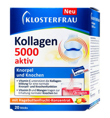 Klosterfrau Kollagen 5000 aktiv mit Hagebuttenfruchtkonzent., 20 er