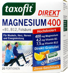 Taxofit Magnesium 400 Granulat, 20 er