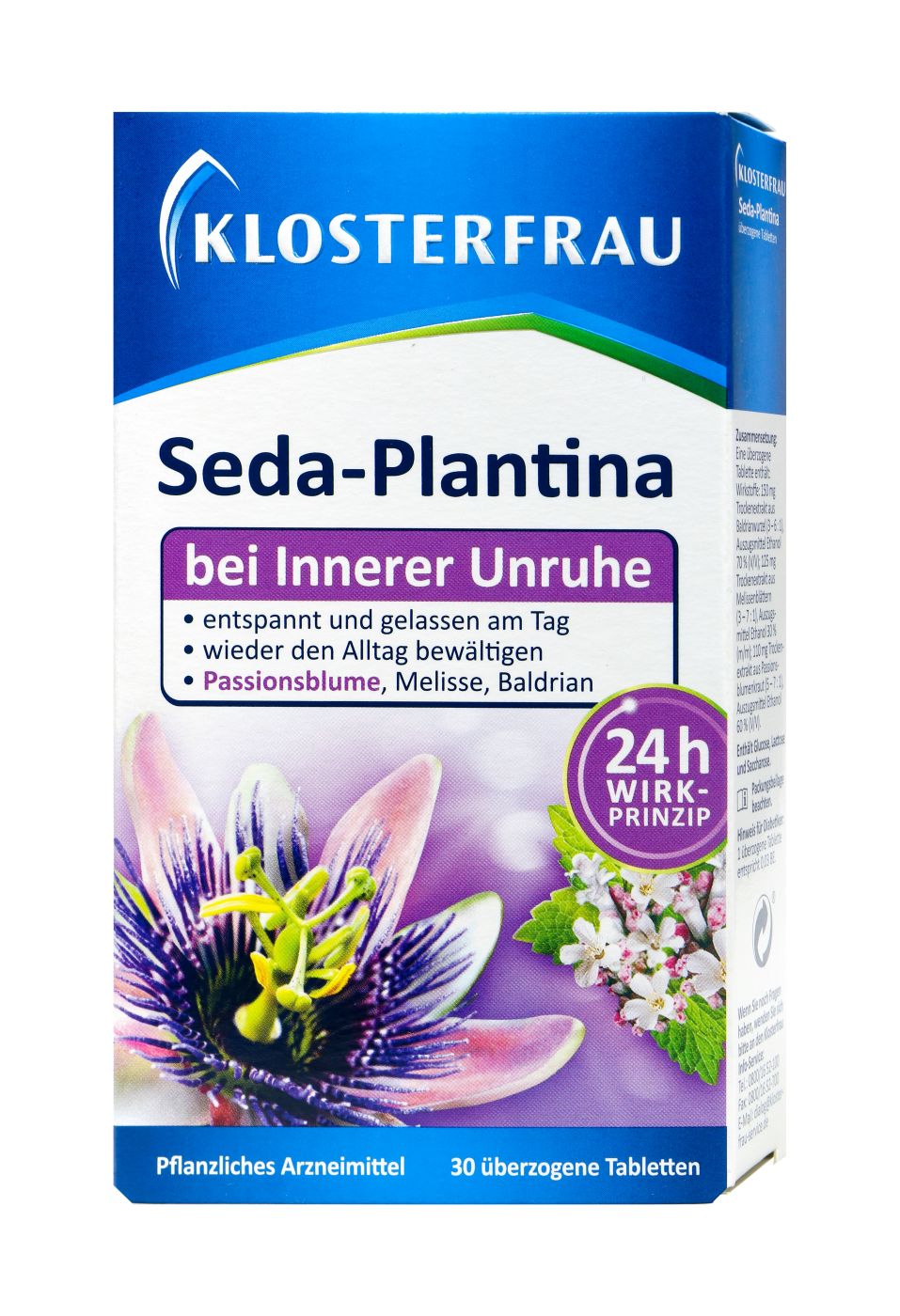 Klosterfrau Seda-Plantina Tabletten, 30 er