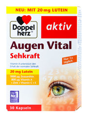 Doppelherz Augen Vital Kapseln Sehkraft, 30 er