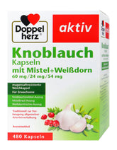 Doppelherz Knoblauch Weißdorn Mistel, 480 er
