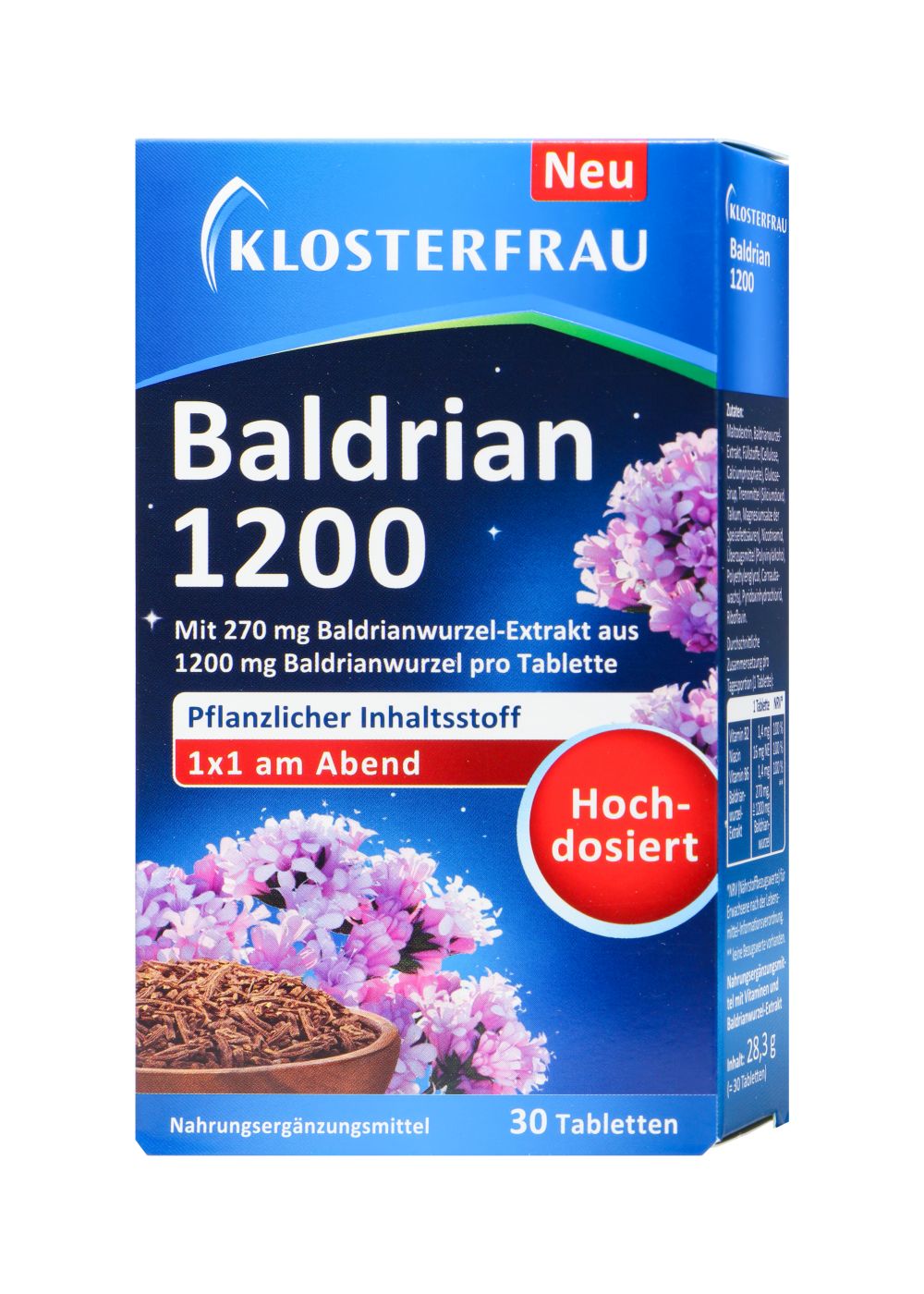 Klosterfrau Baldrian 1200 Tabletten, 30 er