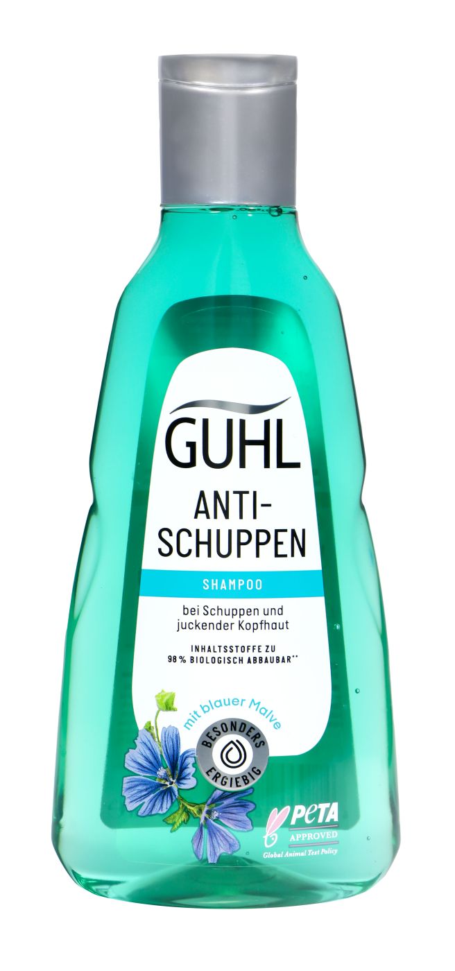 Guhl Shampoo Anti Schuppen Blaue Malve, 250 ml