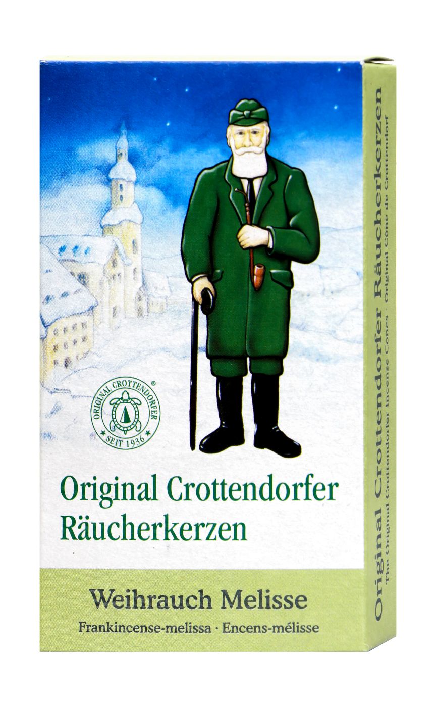 Crottendorfer Räucherkerzen Weihrauch-Melisse, 24 er