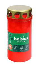 Grablicht Brenner mit Deckel Rot, 36 Stunden