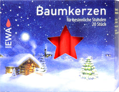 Baumkerzen Rot, 20 / 250