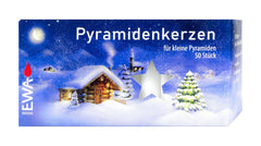 Pyramiden Kerzen 50 / 500, Weiß